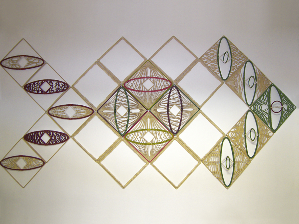 Various artworks made of Rope